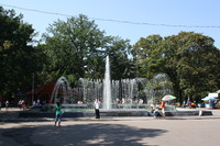 Цветомузыкальный фонтан в парке Шевченко