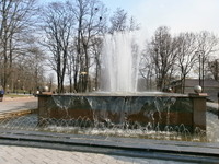 фонтан в парке Островского